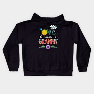 granny i love being called granny Kids Hoodie